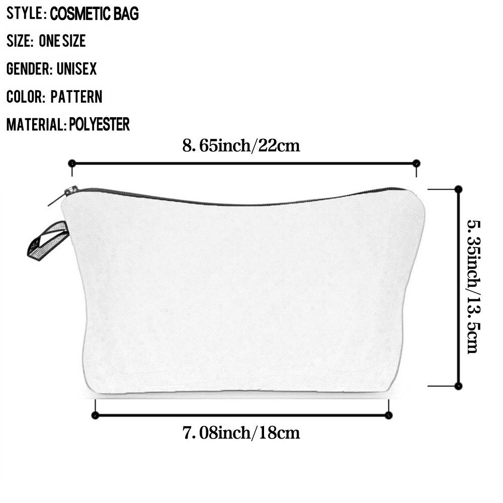 Wholesale Polyester Printed Cosmetic Bag